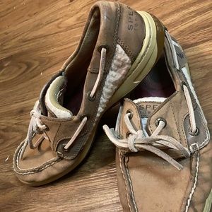 Sperry leather boat shoe